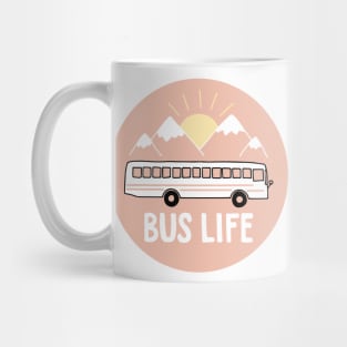 Bus Life (pink) Mug